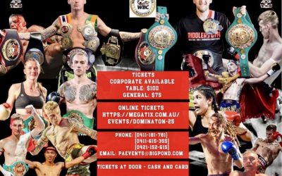 FIVE WBC MUAYTHAI CHAMPIONSHIPS SET FOR DOMINATION IN PERTH