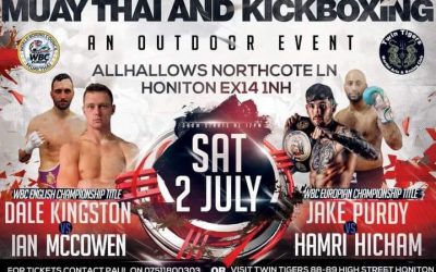 TWO WBC TITLE FIGHTS SET FOR HONITON ON JULY 2