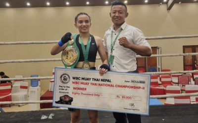 KARISHMA KARKI CLAIMS NEPALESE WBC MUAYTHAI DOMESTIC GLORY