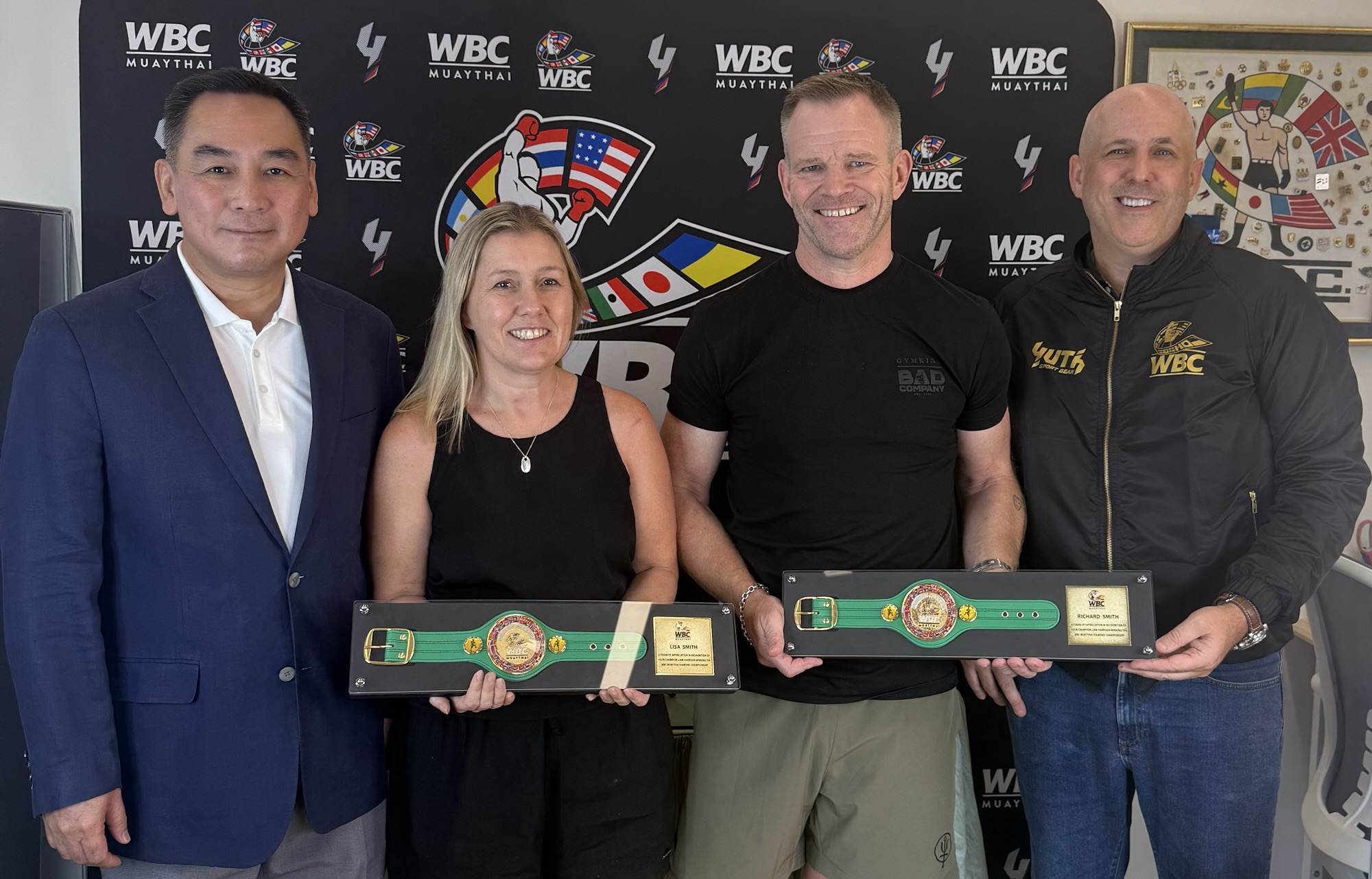 Honouring Dedication: WBC MuayThai Diamond Belts Presented to Lisa Houghton-Smith and Richard Smith