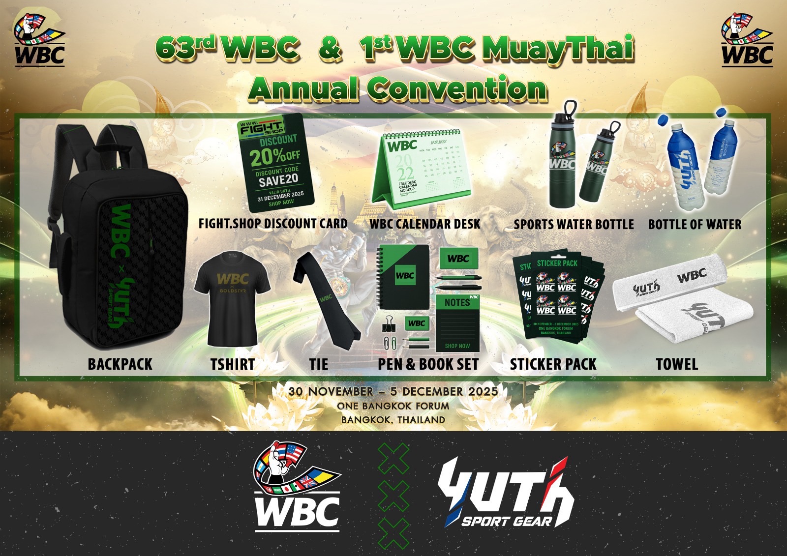 A Champion’s Welcome: Exclusive WBC Convention Kit for All Attendees