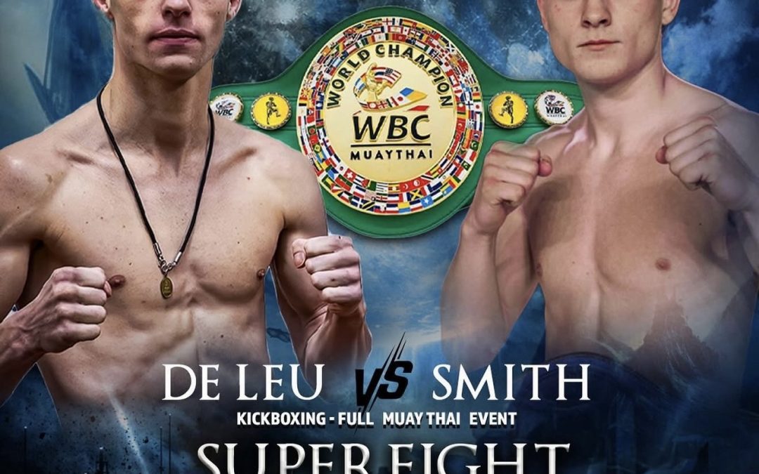 De Leu vs Smith Set for WBC MuayThai World Title Clash at Superfight Ninove XI
