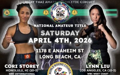 Cori Storey and Lynn Liu Set for WBC MuayThai USA National Amateur Title Clash at MTAAC
