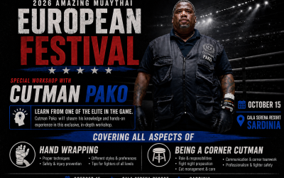 Learn from One of the Best: Cutman Pako Confirmed for Sardinia Festival Workshop
